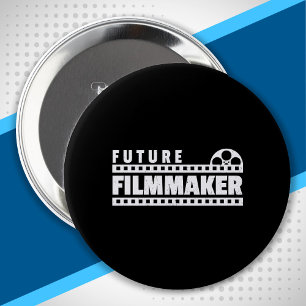 Badge Rond 10 Cm Futur réalisateur de films Indie réalisateur produ
