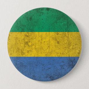 Badge Rond 10 Cm Gabon