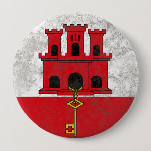 Badge Rond 10 Cm Gibraltar