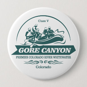 Badge Rond 10 Cm Gore Canyon (rafting 2)