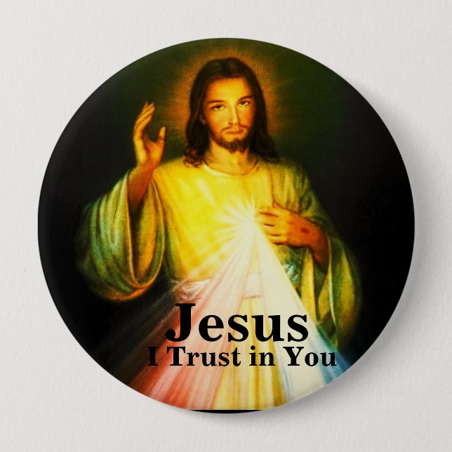 Badge Rond 10 Cm Grand bouton rond d'Evangelization de DWMoM (Devant)