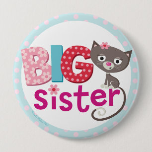 Badge Rond 10 Cm Grand frère Badge/Bouton