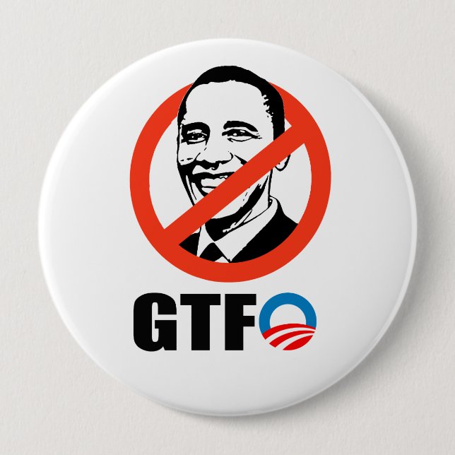 BADGE ROND 10 CM GTFO (Devant)