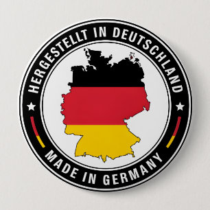 Badge Rond 10 Cm Hergestellt en Allemagne Deutschland