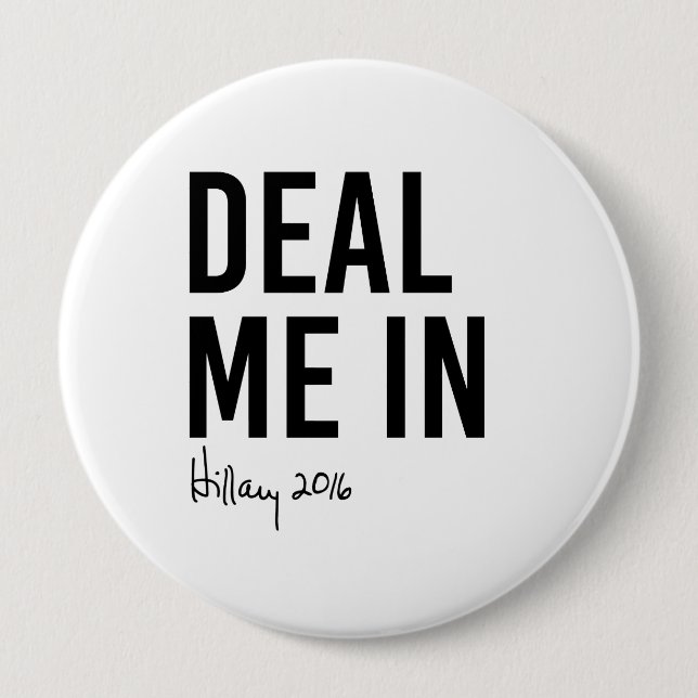 Badge Rond 10 Cm Hillary - occupez-vous moi dedans - (Devant)