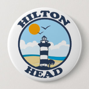 Badge Rond 10 Cm Hilton Head Island.