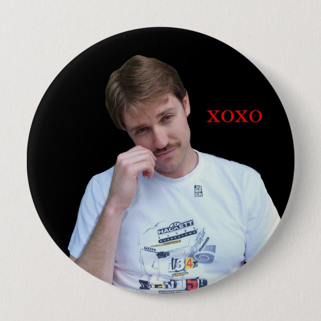 Badge Rond 10 Cm Homme de dames (Devant)