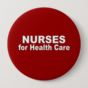 Badge Rond 10 Cm Infirmières pour des soins de santé