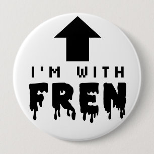 Badge Rond 10 Cm Insigne de FREN