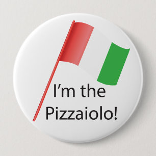 Badge Rond 10 Cm Insigne rond de Pizzaiolo