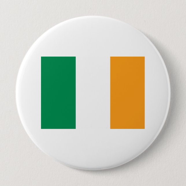 Badge Rond 10 Cm Irlande (Devant)