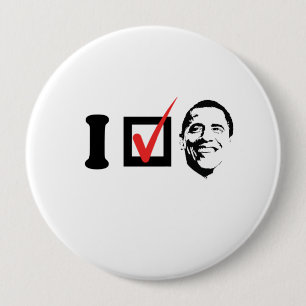 Badge Rond 10 Cm J'AI VOTÉ OBAMA FACE -.png