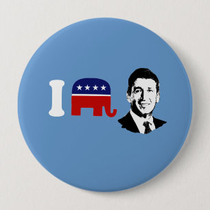 Badge Rond 10 Cm J'aime Mark Sanford