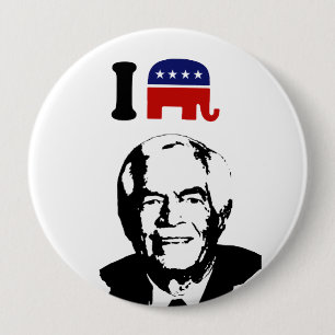 Badge Rond 10 Cm J'aime Thad Cochran