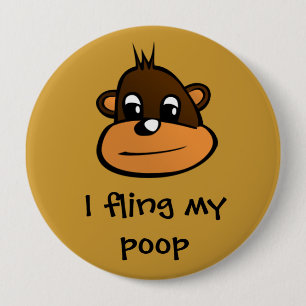 Badge Rond 10 Cm Je jette ma dunette