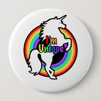 Badge Rond 10 Cm Je suis unique