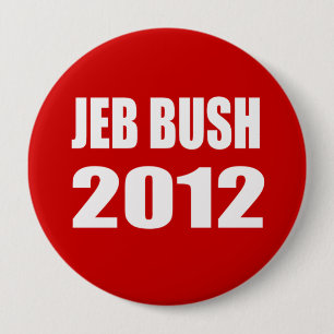 BADGE ROND 10 CM JEB BUSH 2012