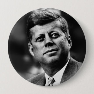 Badge Rond 10 Cm John F Kennedy Président