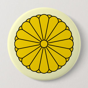 Badge Rond 10 Cm Joint impérial Japon, Japon
