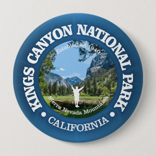 Badge Rond 10 Cm Kings Canyon NP2