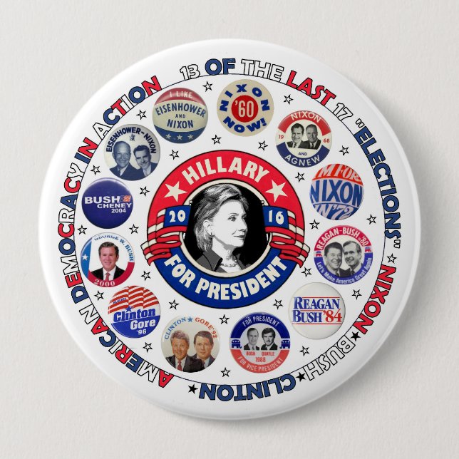 Badge Rond 10 Cm La classe dirigeante américaine (Devant)