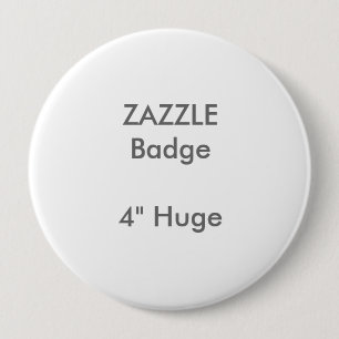 Badge Rond 10 Cm La coutume de ZAZZLE a imprimé 4" insigne rond