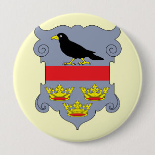Badge Rond 10 Cm la Galicie, Autriche