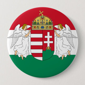 Badge Rond 10 Cm La Hongrie, Hongrie