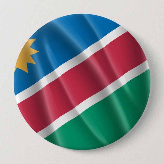 BADGE ROND 10 CM LA NAMIBIE (Devant)