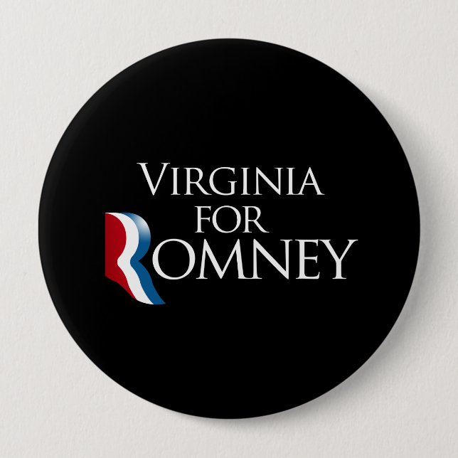 Badge Rond 10 Cm La Virginie pour Romney - .png (Devant)