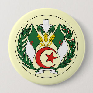 Badge Rond 10 Cm L'Algérie