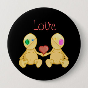 Badge Rond 10 Cm L'amour de points
