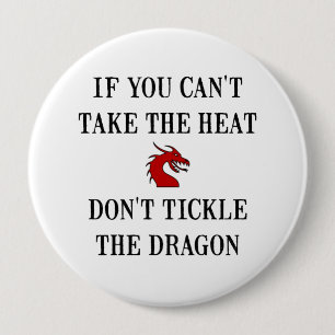 Badge Rond 10 Cm Le Dragon