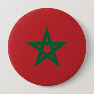 Badge Rond 10 Cm Le Maroc, Maroc