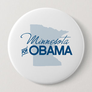Badge Rond 10 Cm Le Minnesota pour Obama.png
