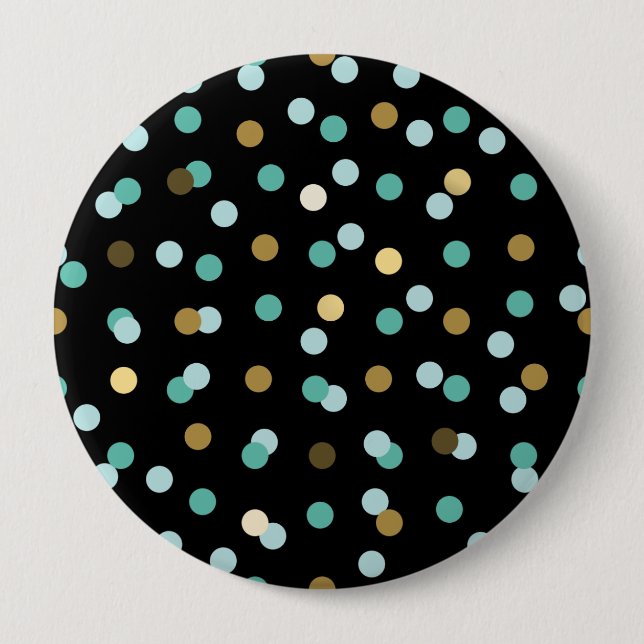 Badge Rond 10 Cm Le Motif branché d'Eilin (Devant)
