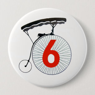 Badge Rond 10 Cm Le prisonnier numéro 6