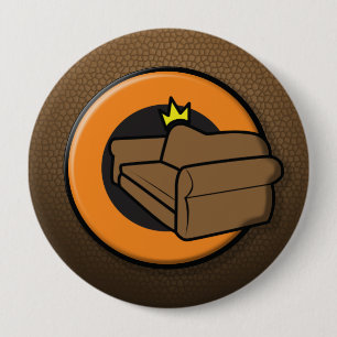 Badge Rond 10 Cm Le Roi Button de sofa