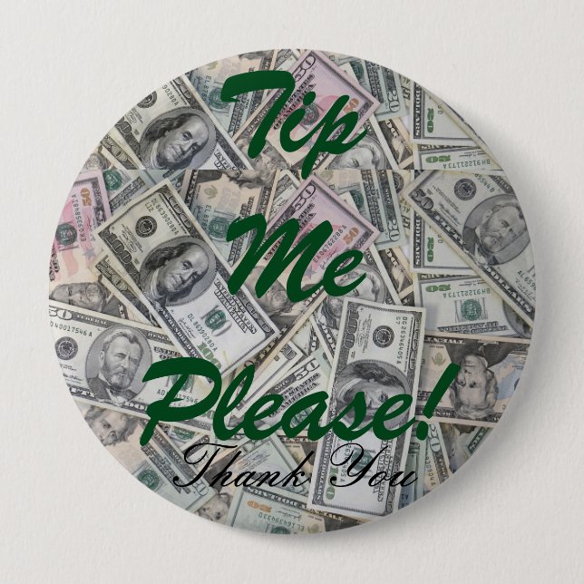 Badge Rond 10 Cm Le serveur m'inclinent bouton (Devant)