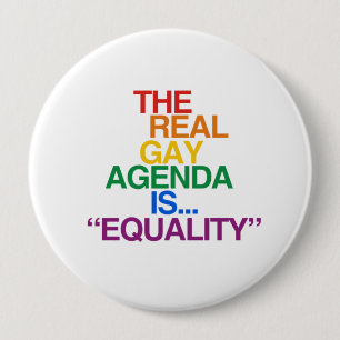 BADGE ROND 10 CM LE VRAI ORDRE DU JOUR GAI