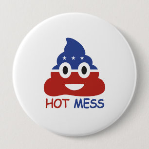 Badge Rond 10 Cm Les remous politiques 