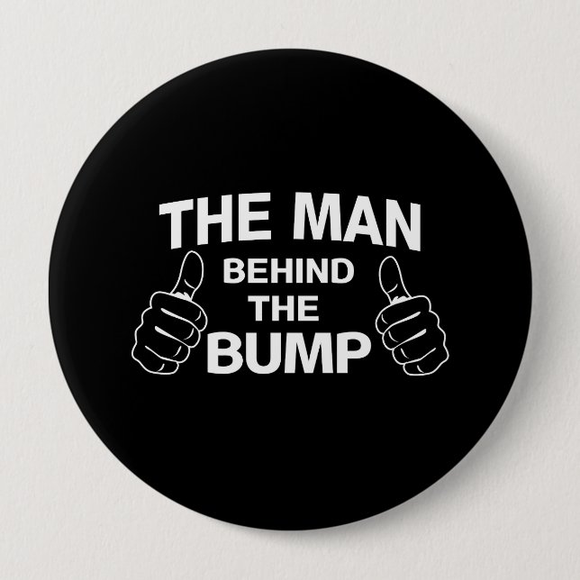 Badge Rond 10 Cm L'homme derrière la bosse (Devant)