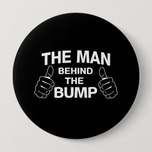 Badge Rond 10 Cm L'homme derrière la bosse