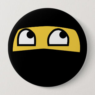 Badge Rond 10 Cm Lil mignon Ninja Emoji