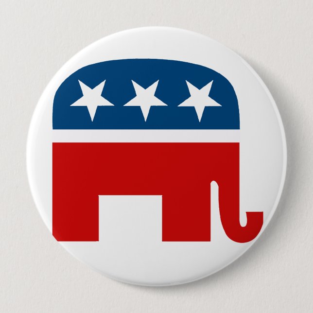 BADGE ROND 10 CM LOGO RÉPUBLICAIN (Devant)