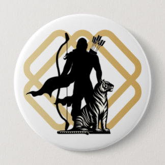 Badge Rond 10 Cm Lord Ayyappan