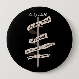 Badge Rond 10 Cm Luke Advice Acheter une épée