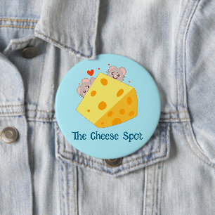 Badge Rond 10 Cm Maisons Et Fromage