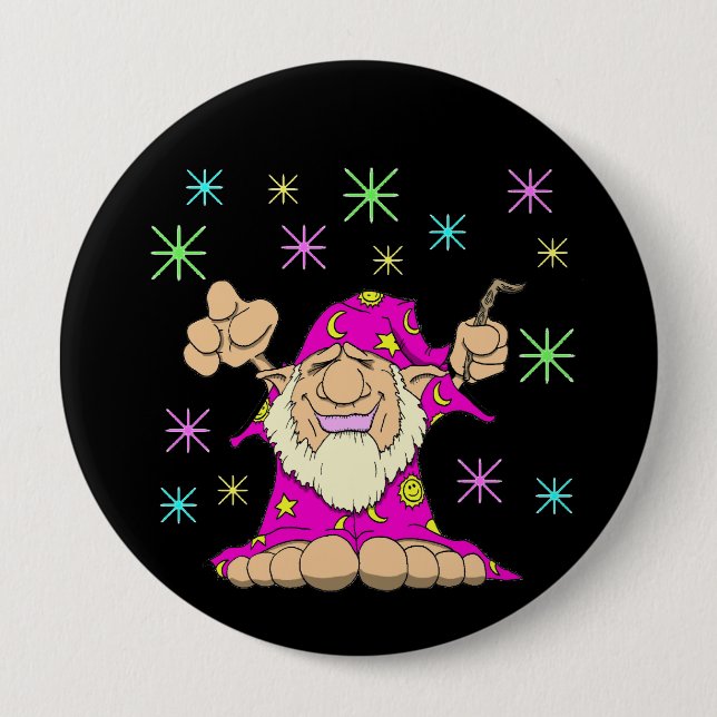 Badge Rond 10 Cm Marvin (Devant)