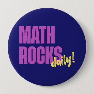 Badge Rond 10 Cm Math Rocks Daily